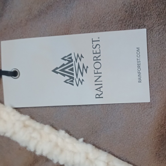 NWT Rainforest All-Weather Faux Leather/Suede Chestnut Brown Versatile Jacket - Picture 2 of 11